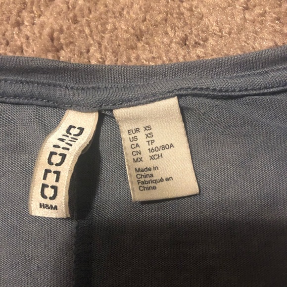 Blue High-Low Tee - Picture 3 of 4